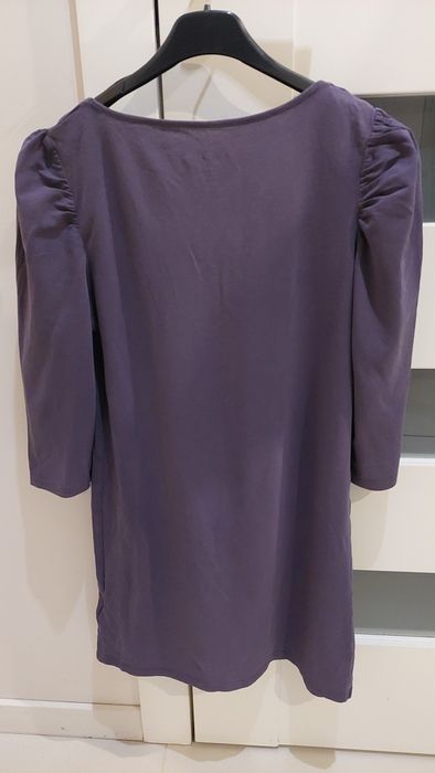 Bluzka ciążowa tunika fioletowa rękaw 3/4 r.M