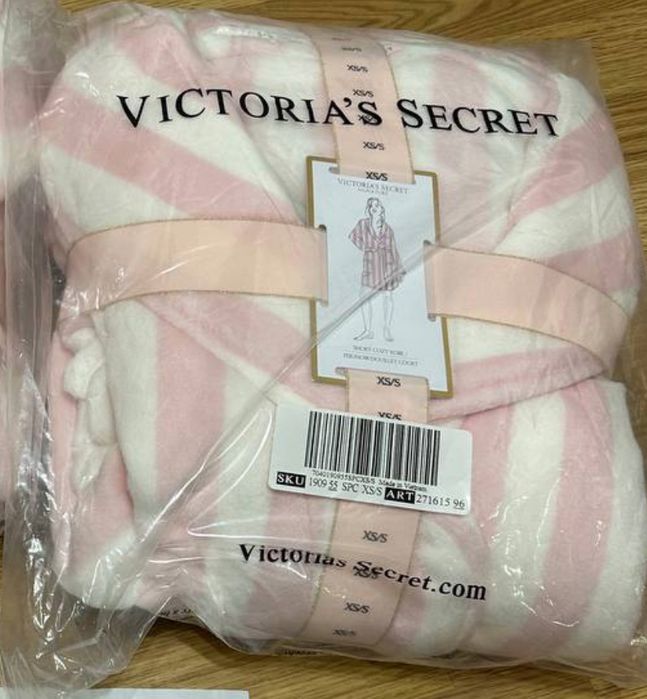 Халат теплий короткий капці жіночі Victorias Secret, оригінал