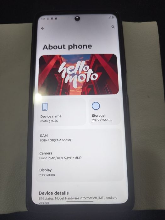 Motorola G75 usado