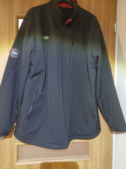kurtka czarna soft shell 4XL