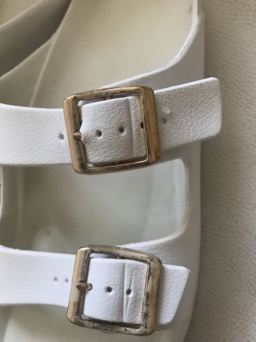 Białe klapki damskie Butik r. 40/26,5