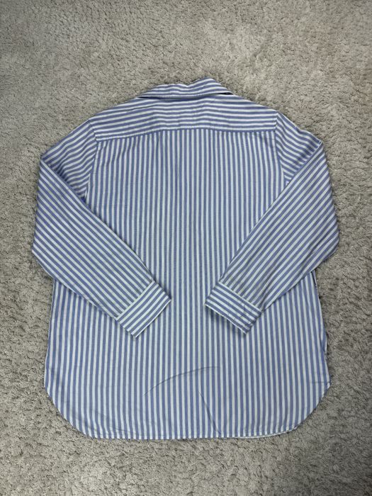 Жіноча стильна полосата сорочка cos рубашка в смужку