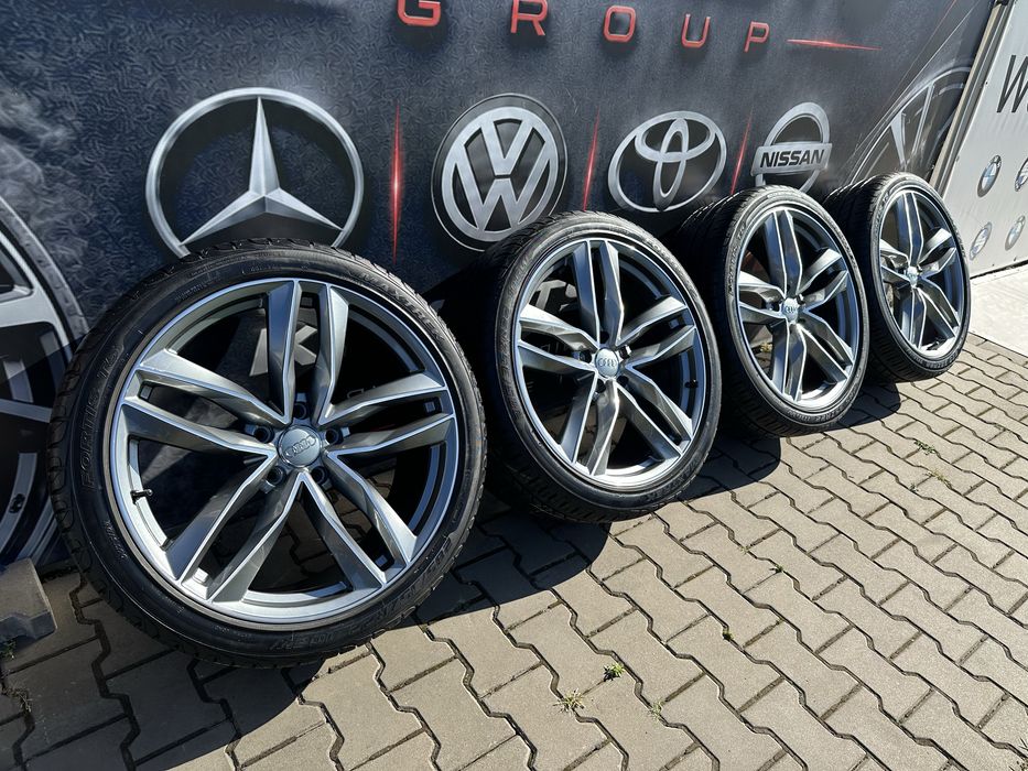 Диски з резиною титани r22 5х130 tauareg audi Q7 Porsche тоурег резина літо 285 35 r22