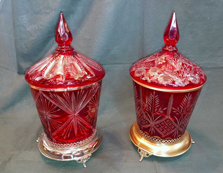 Caixas Bomboneiras Cristal