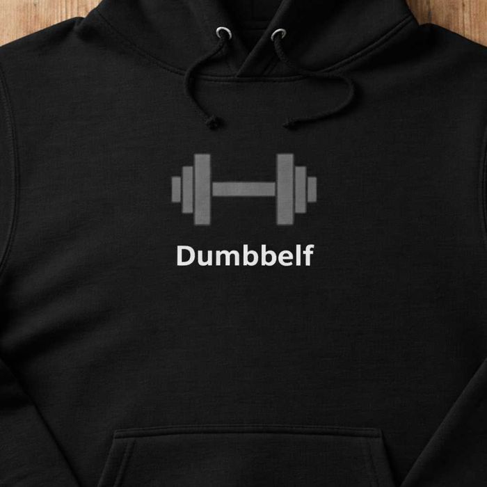 Moletom Unissex DUMBBELF - Personalizado | Novo com Envio Grátis