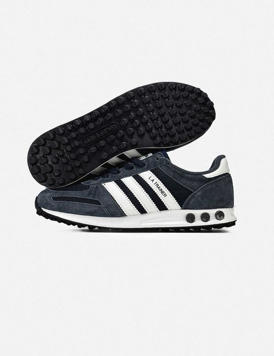 Кросівки Кроссовки Adidas LA Trainer Navy Blue Синий Синій Кросовки демісезон