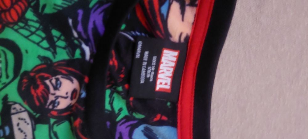 Piżama Marvel aksamit