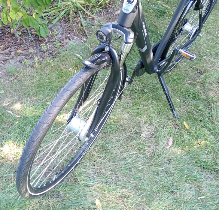 Rower holenderski Gazelle Orange C7+ czarny mat 61