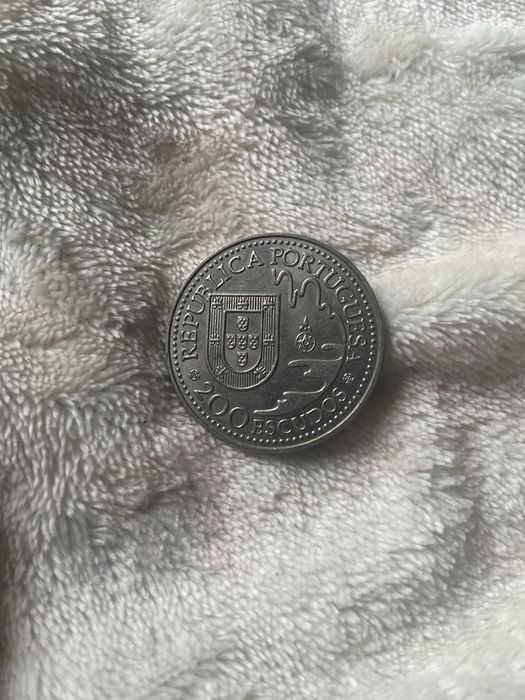moeda portuguesa 200 escudos 1993