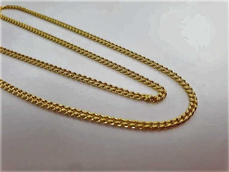 Złoty Łańcuszek Pancerka, Próba 750(18K) 5,10g 50cm