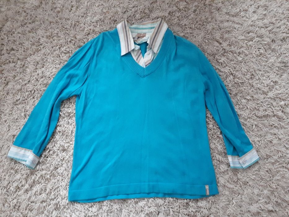 Niebieski sweter L ZONE