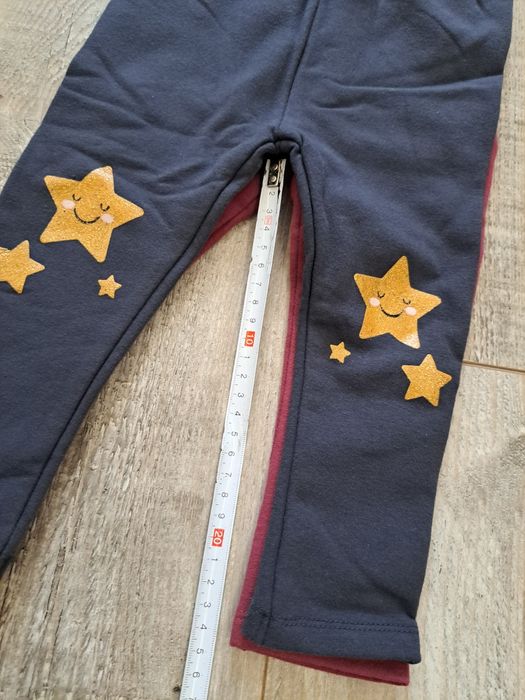 Getry/ legginsy ocieplane - 2 pak - rozm 86