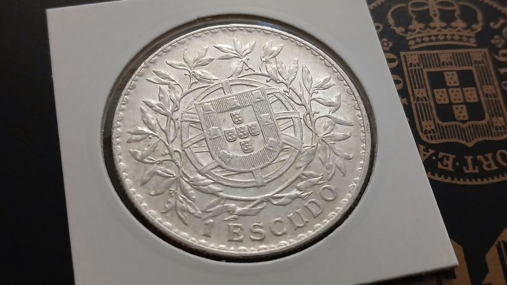 Moeda de prata 1 Escudo de 1915