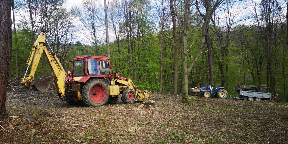 Koparko ładowarka 4x4 MTZ 82 Borex (Belarus, Pronar). USTRZYKI DOLNE