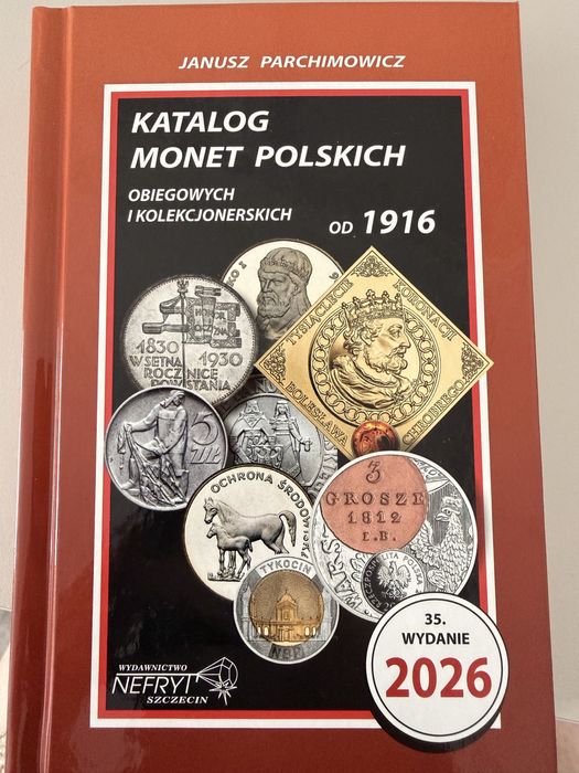 Каталог монет польських 2026 рік Пархимович