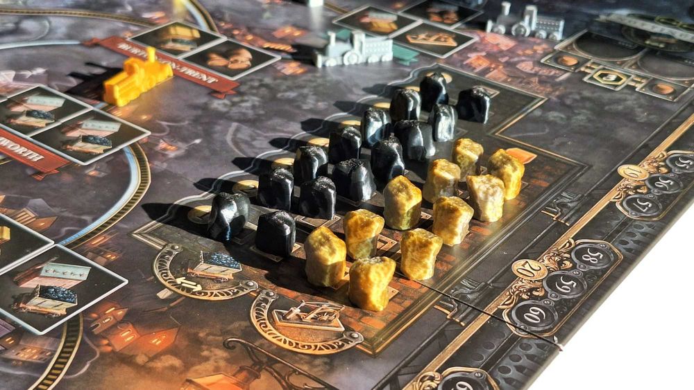 Brass Birmingham Lancashire Znaczniki 3D Tokeny Duży zestaw Premium