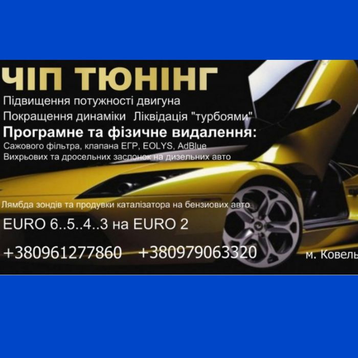 Чіп-тюнінг програмне та фізичне видалення:DPF,ЕGRта ін.