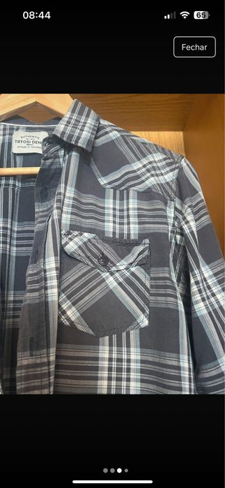 camisa xadrez tiffosi