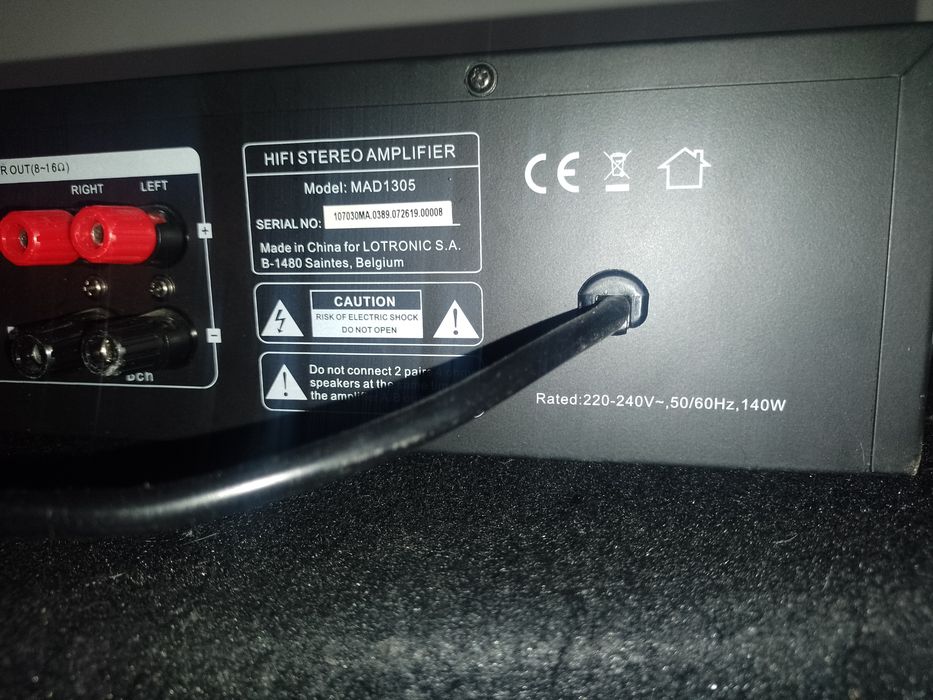 Madison Hi-fi stereo power wzmacniacz MAD1305