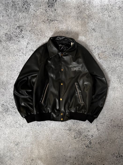 vintage leather jacket - купить мужскую одежду - Цена на OLX.ua