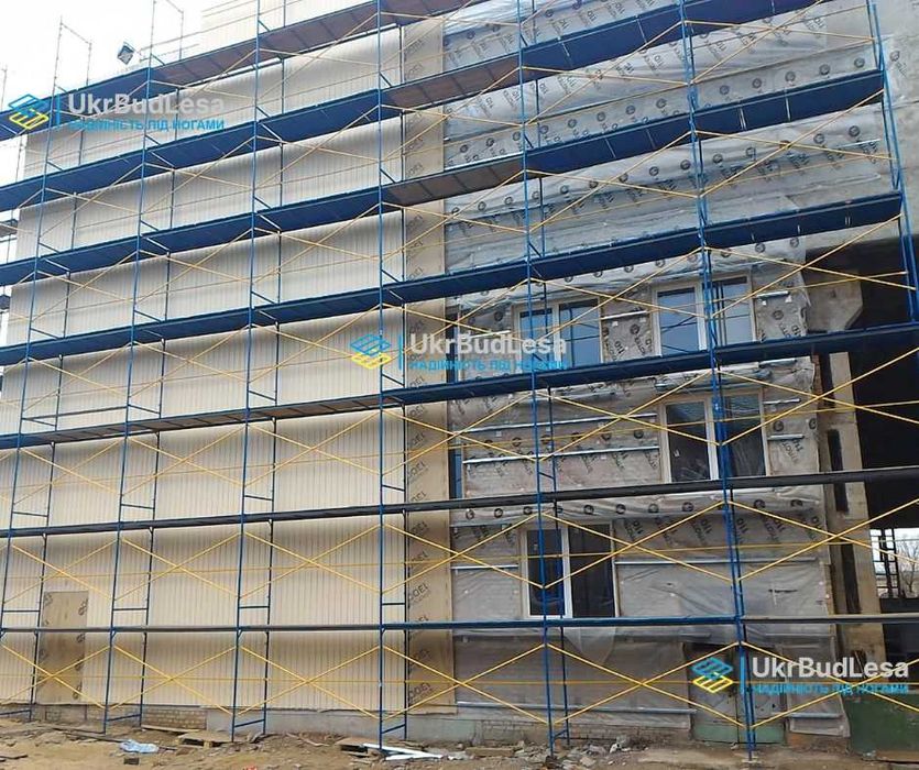 Будівельні ЛІСА/Рамне РИШТУВАННЯ/Риштовка/ВИШКИ тура на колесах