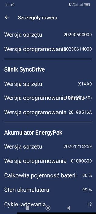 Bateria do roweru Giant energypak 500