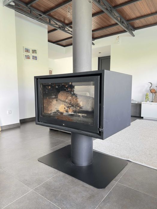 Recuperador de Calor Central Moderno (Ilha) + 6m Chaminé