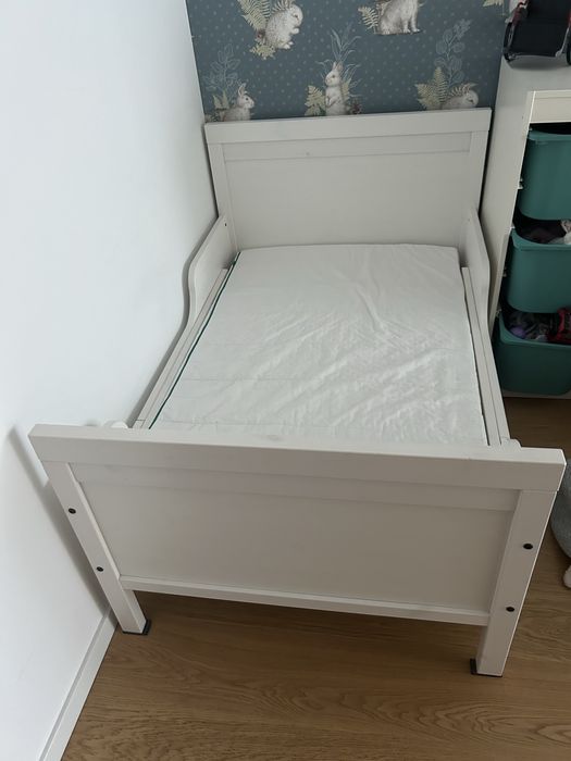 Lozko sundvik nowe !!! Z materacem ikea