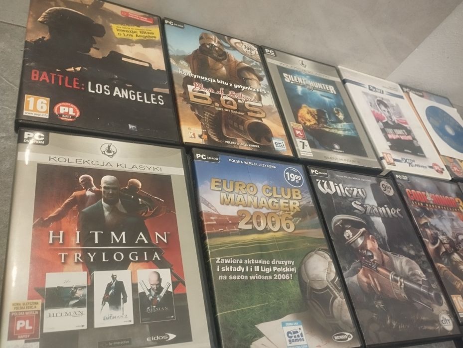 Stare gry na pc płyty CD retro gry wojenne strategiczne pakiet mix