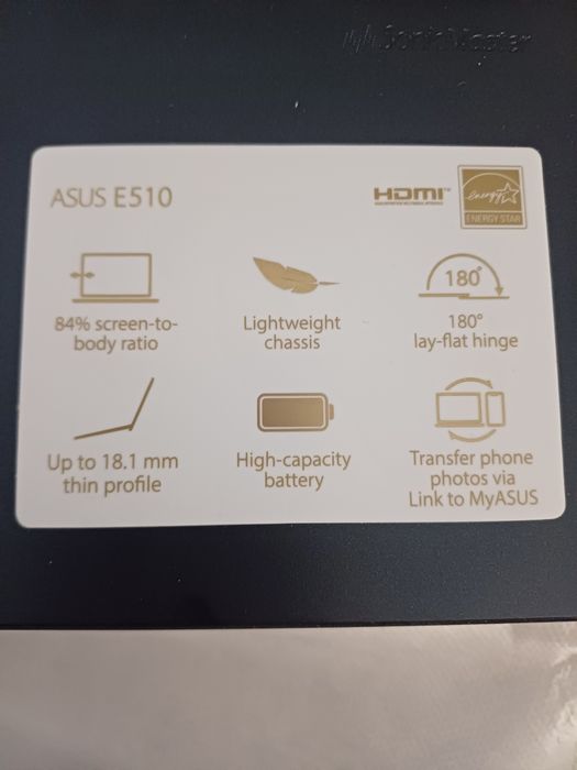 Laptop Asus E 510 nowy