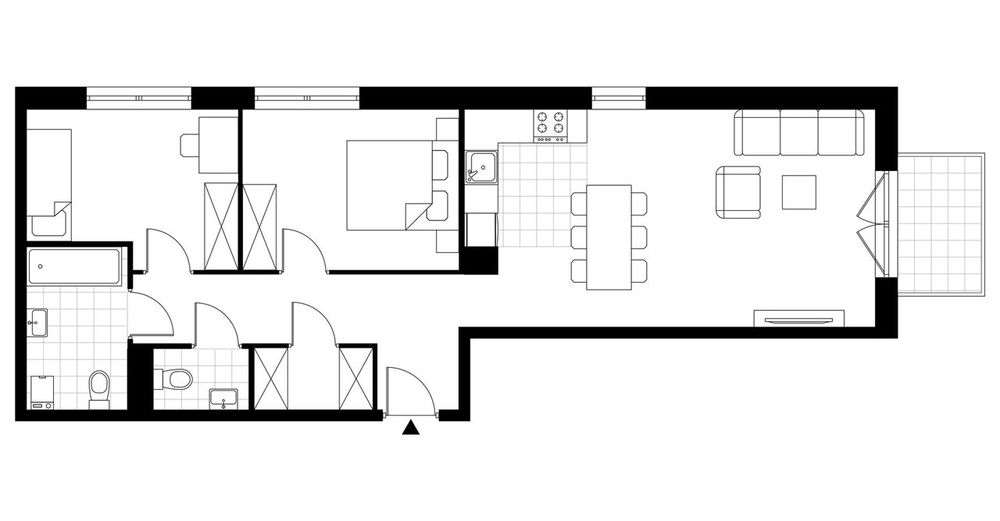 3-pokojowe mieszkanie 66m2 + balkon Bez Prowizji
