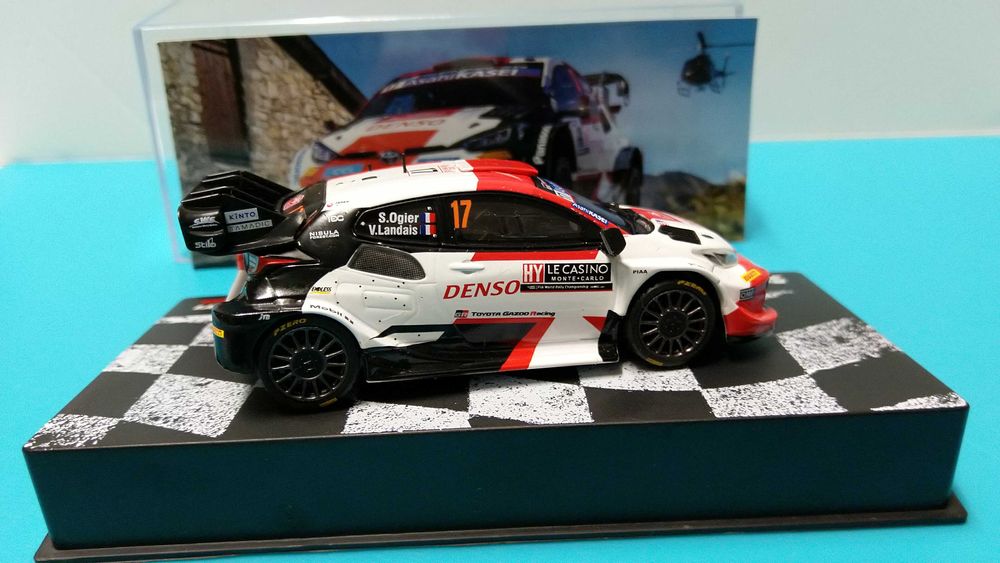 Miniature Spark S6738 – Toyota GR Yaris Rally1 #17 – Vainqueur Safari Rally 2023 (Ogier) – 1/43 – Résine