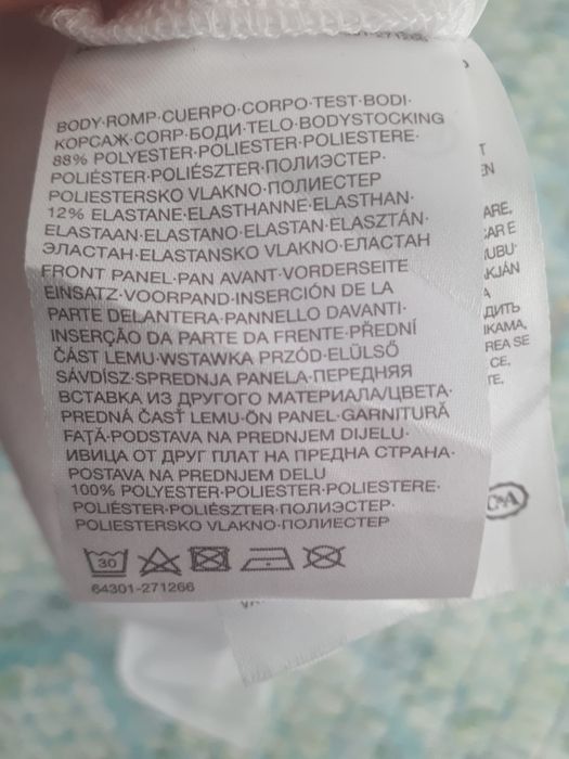 Biała fikuśna bluzka na ramiączkach L/40