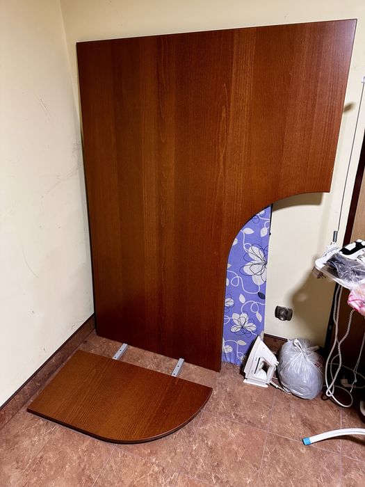 Biurko Narożne Prawe Ikea Galant Dąb Ciemny + dokladka