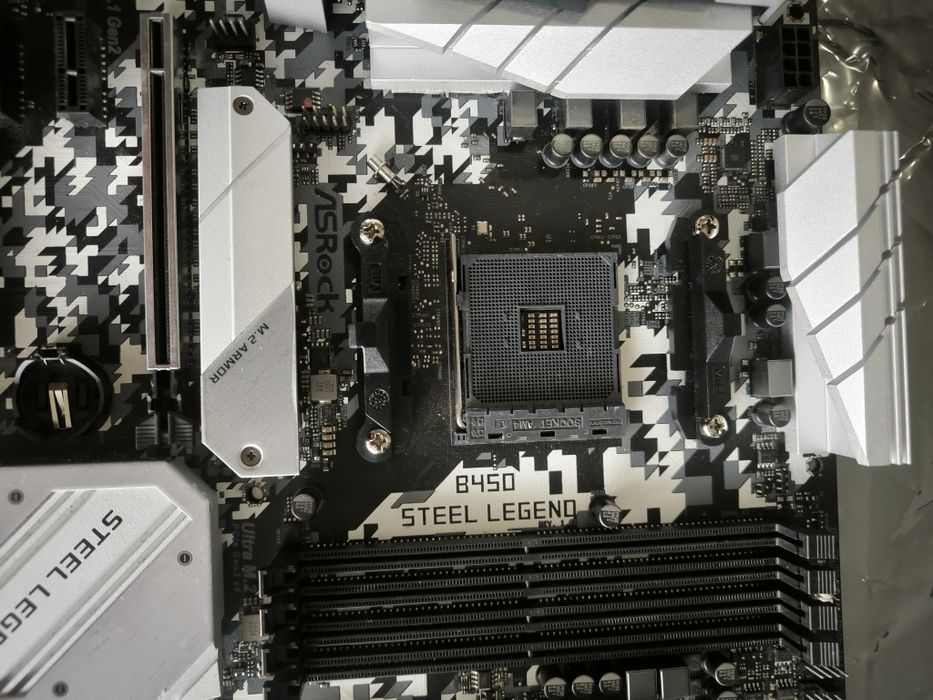 ASRock B450 Steel Legend (peças ou reparação)