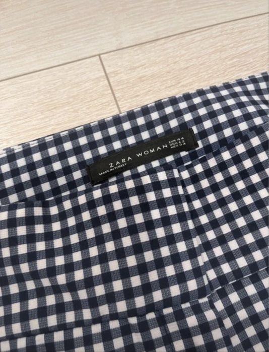 Spodnie damskie w kratkę