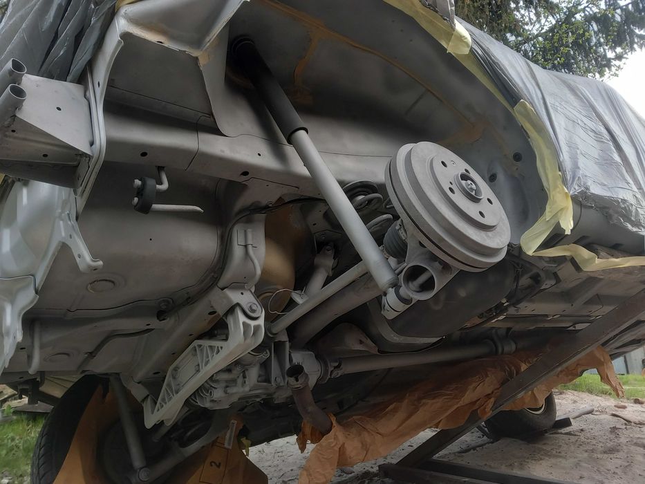 Konserwacja podwozia z piaskowaniem