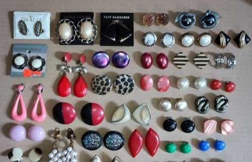 Klipsy vintage 94 pary