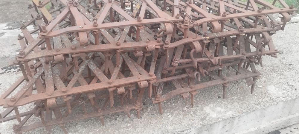 Сцепка (на доробіток), борони та повідки