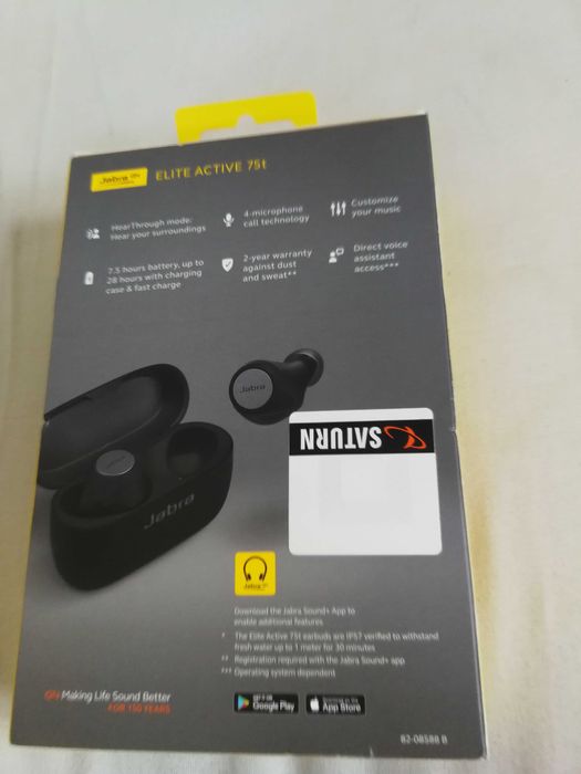 Jabra elite active 75t nowe oryginalnie zapakowane