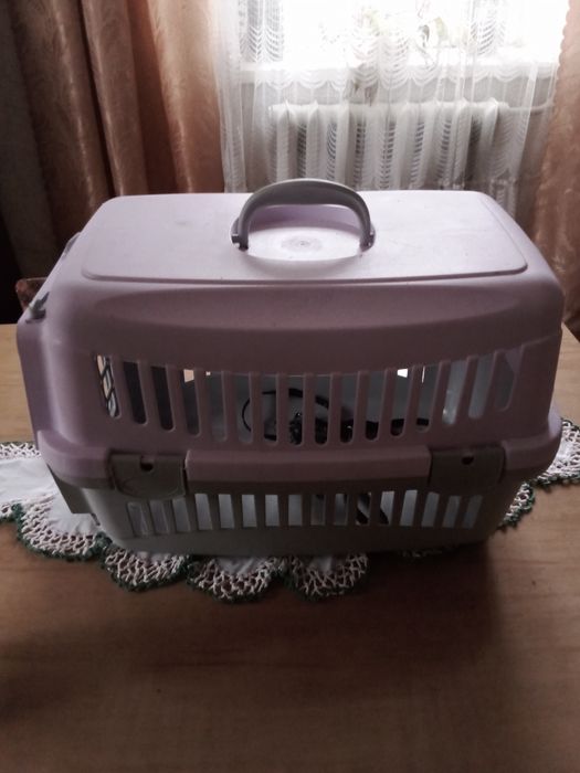 Клітка для котика+нашийник.