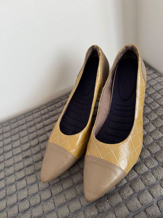 Scarpin de couro legítimo
