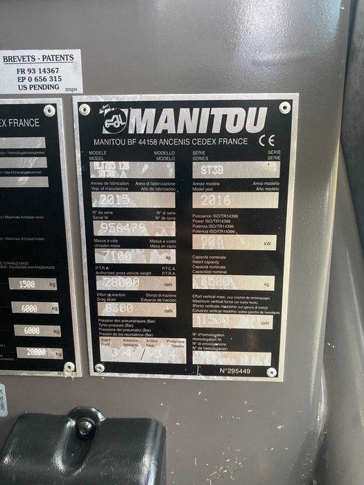 Навантажувач Manitou MLT 735-120 LSU з Європи !