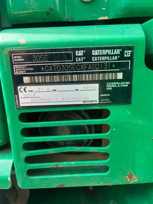 Мініекскаватор CAT 305E 20013р.в 5тон