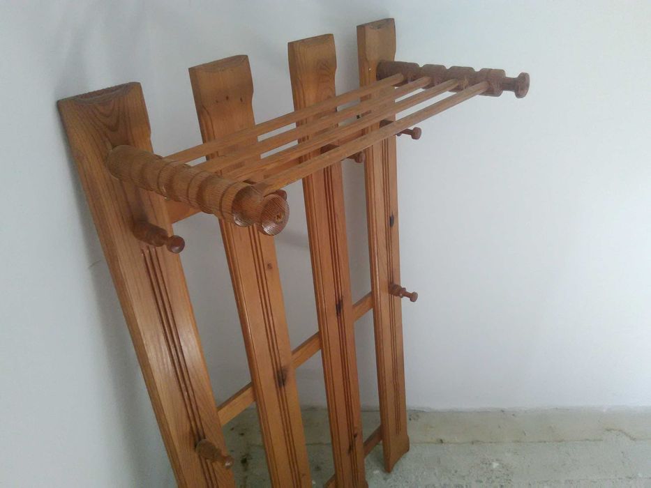 stary POLSKI wieszak PRL Chodzież retro vintage antyk zabytek loft