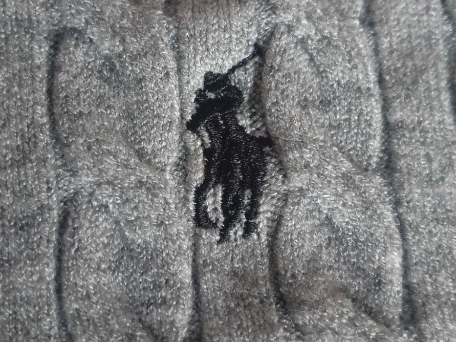 Szary Sweter Ralph Lauren