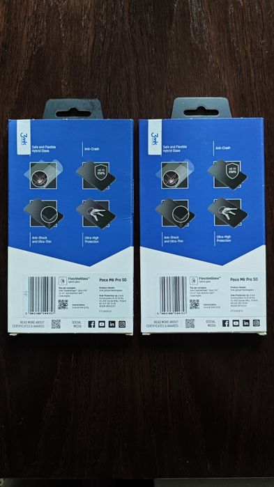 2x Szkło hybrydowe 3mk FlexibleGlass Poco M6 Pro 5G