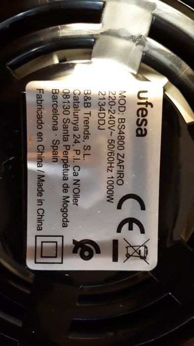 Liquificadora UFESA Zafiro Plus 1000W