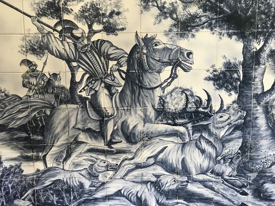 Painel de Azuleijos de grandes dimensões , assinado