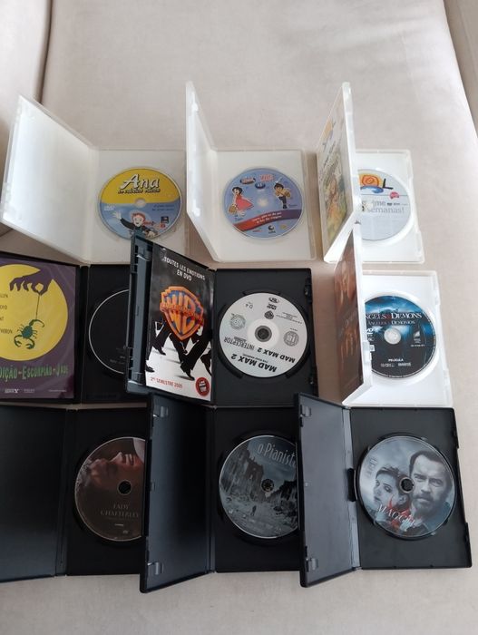 Coleção de DVDs originais